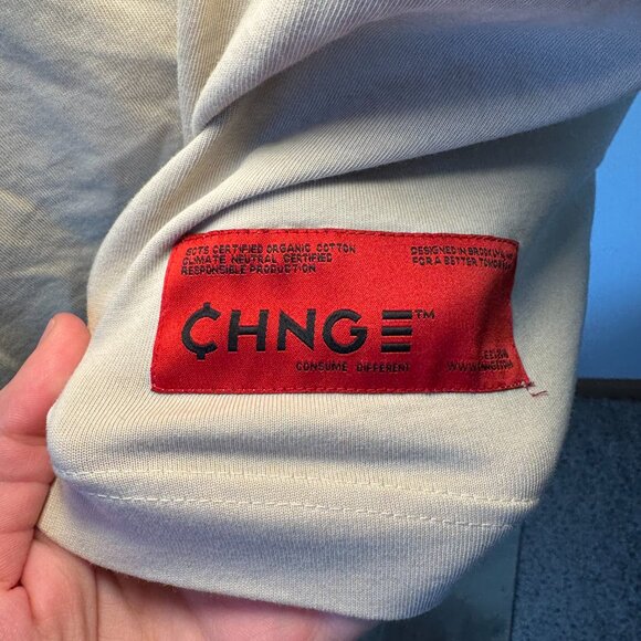 Change Love Who You Want Embroidered Casual Tan T Shirt - Picture 12 of 12